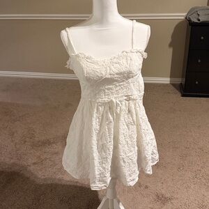 Altar'd State White Lace Dress